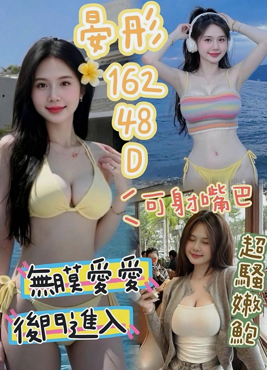 觀音八大娛樂網：果子 |兇猛奶妹|170cm|45kg/|D杯|18y|